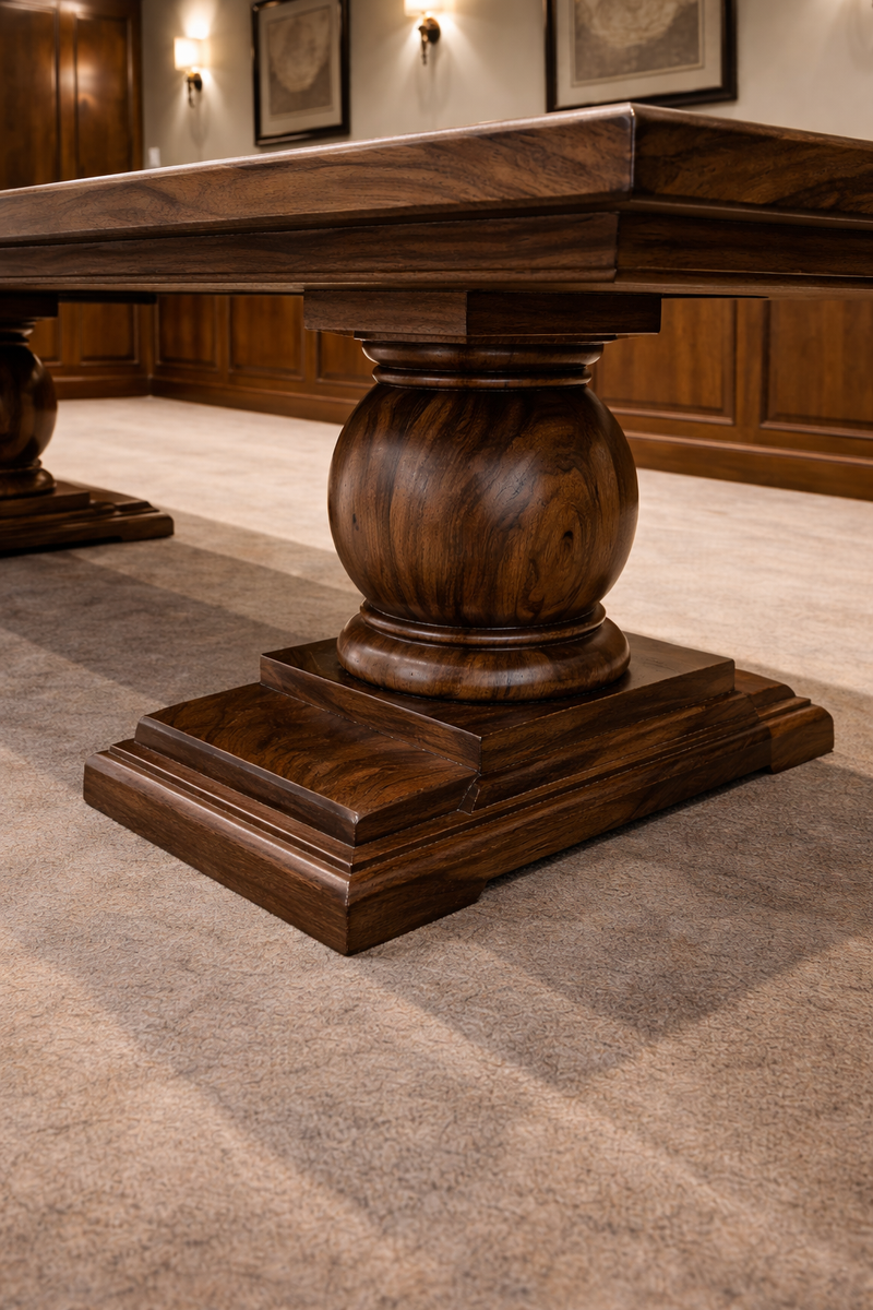 Stonebridge Custom Conference Table | Handcrafted Solid Wood Office ...