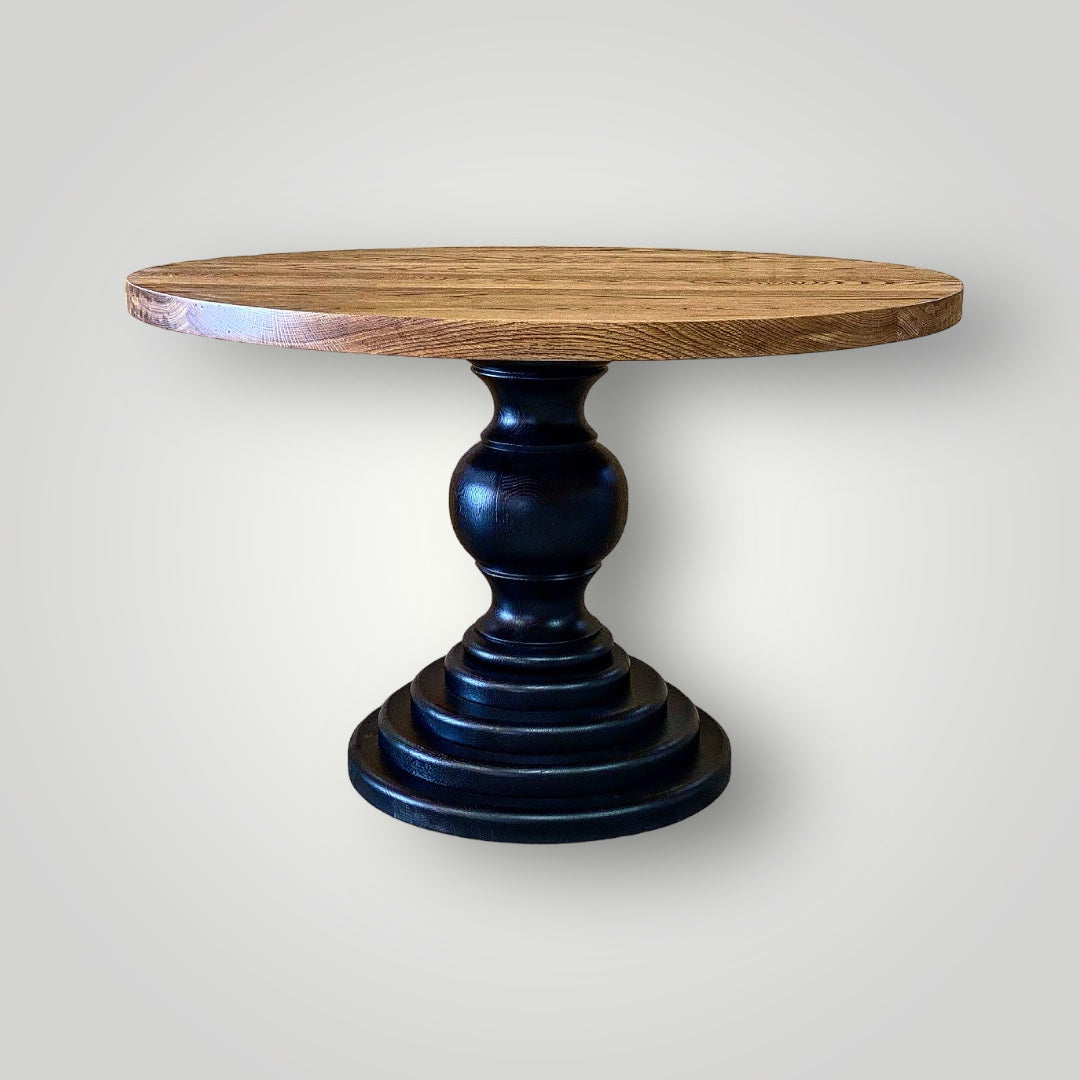 Solid Wood Round Pedestal Kitchen Table