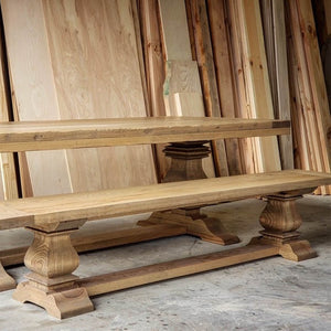 Trestle Wood Matching Bench