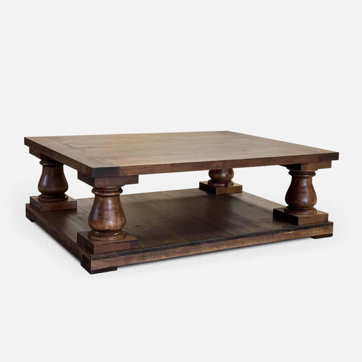 Balustrade Coffee Table Handmade Solid Wood